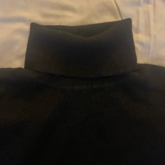 Charter Club Cashmere Women's Black Turtleneck Sweater - Picture 2 of 7